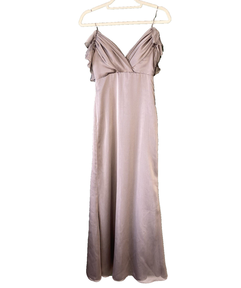 Jim Hjelm Occasions Formal Evening Gown Womens 4 VINTAGE Spaghetti Strap Maxi
